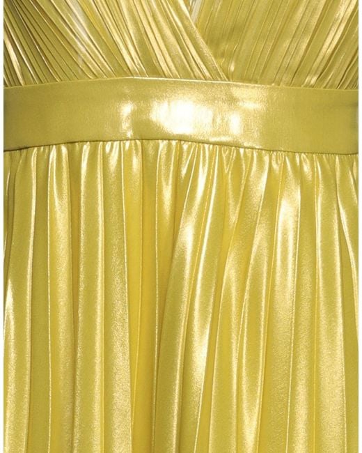 Camilla Yellow Lime Mini Dress Polyester, Elastane