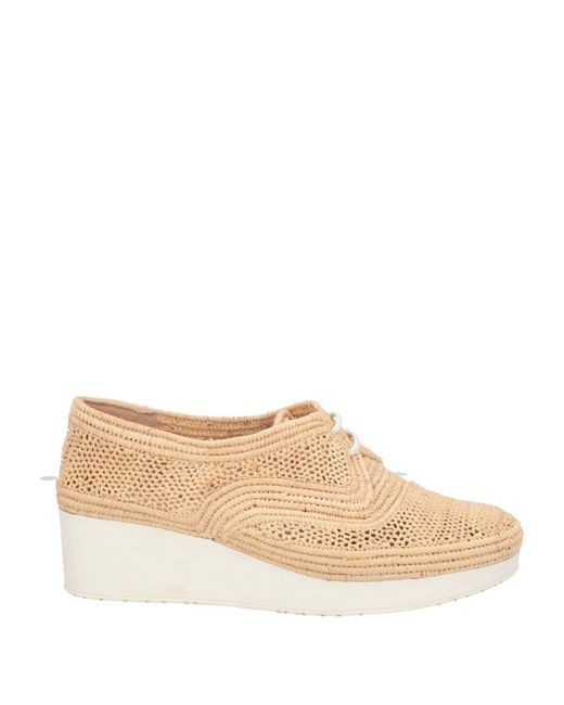 Robert Clergerie Natural Lace-up Shoes