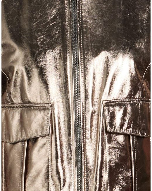 Moorer Brown Jacket Leather
