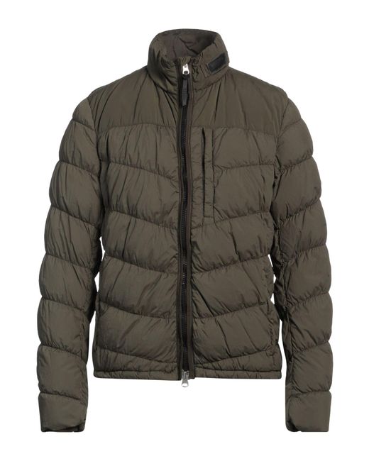 Woolrich Green Puffer Polyamide, Elastane for men