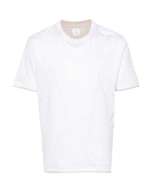 T-shirt Eleventy pour homme en coloris White