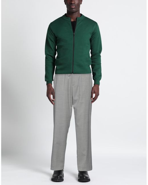 Myths Gray Pants Polyester, Wool, Elastane for men