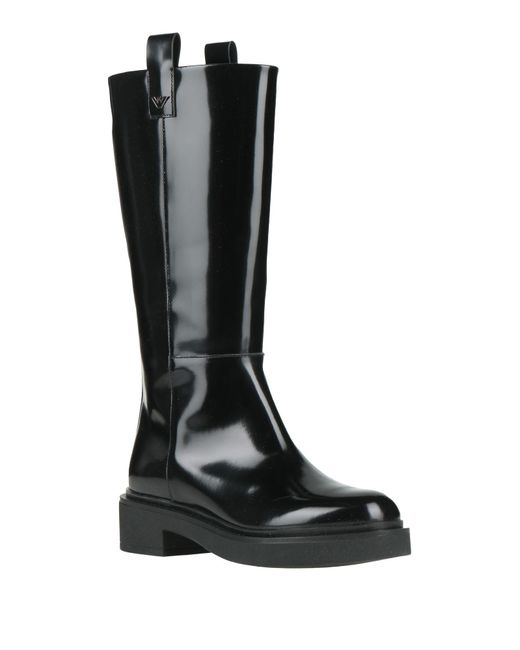 Emporio Armani Black Stiefel