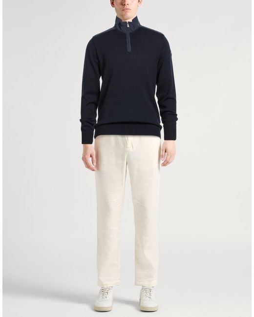 Paul & Shark Blue Turtleneck Virgin Wool for men