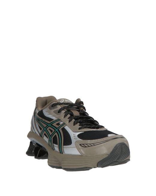 Asics Gray Sneakers Textile Fibers for men