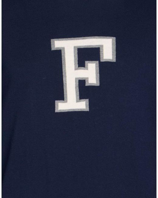 Façonnable Blue Sweater Cotton for men