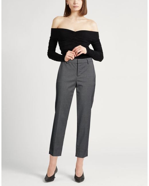 PT Torino Gray Pants Virgin Wool, Elastane