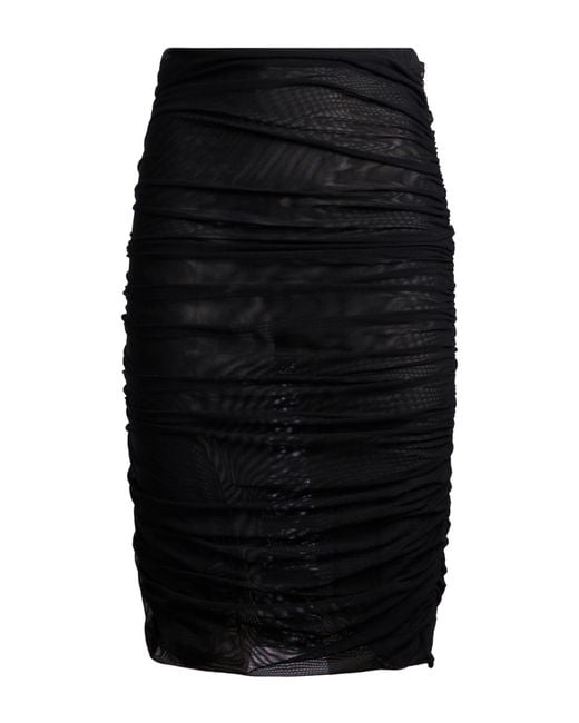 FEDERICA TOSI Black Midi Skirt