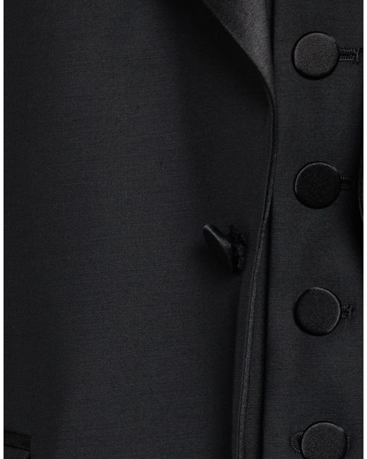 DSquared² Black Suit Virgin Wool, Silk for men