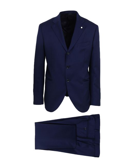 Luigi Bianchi Blue Suit for men