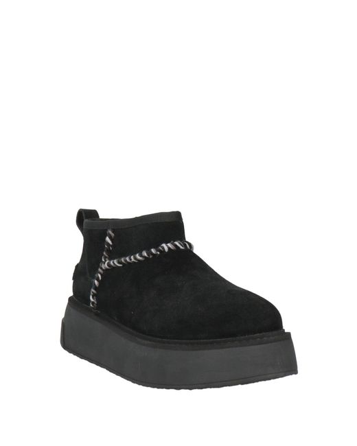 Colors Of California Black Ankle Boots