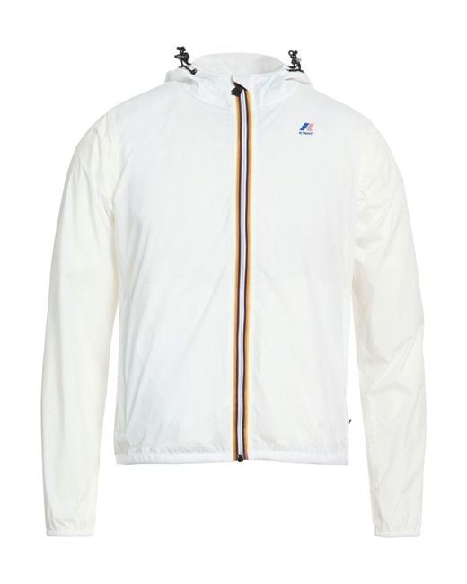 K-Way White Le Vrai 4.0 Claudette Jacket Polyamide for men