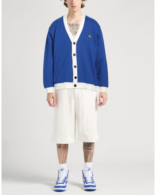 MSGM Blue Sweatshirt Cotton for men