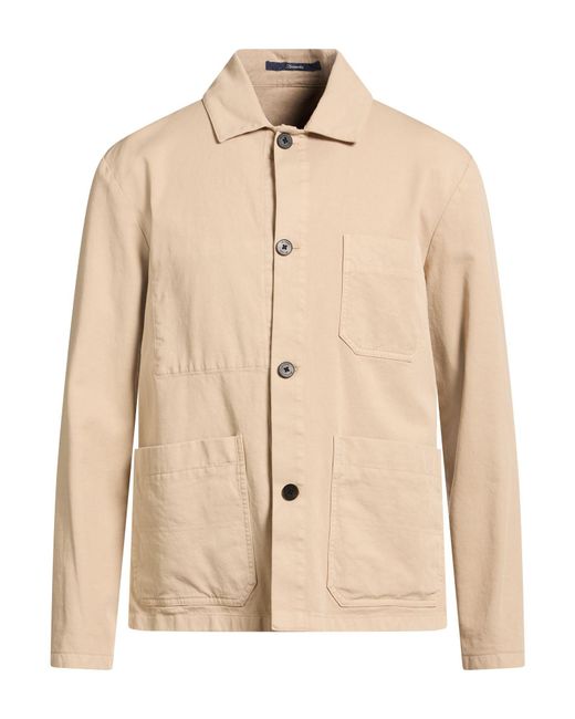 Drumohr Natural Jacket Cotton, Elastane for men