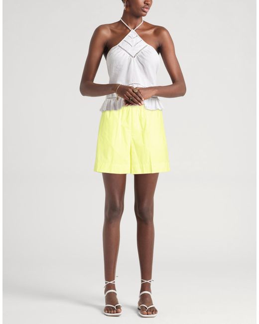 P.A.R.O.S.H. Yellow Shorts & Bermuda Shorts