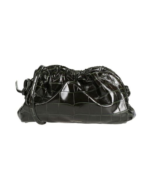 Mansur Gavriel Black Dark Cross-Body Bag Leather