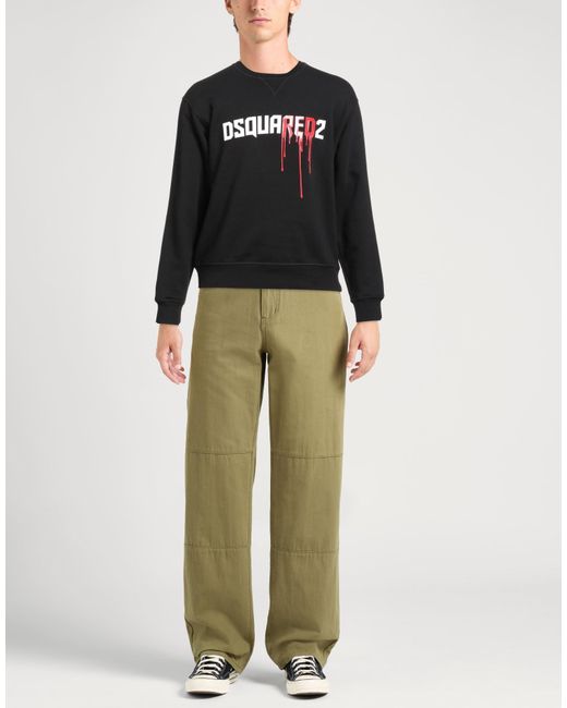 DSquared² Black Sweatshirt for men