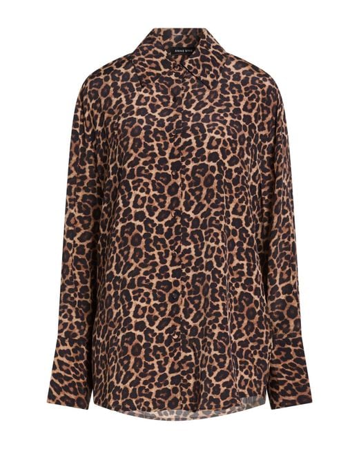 Anine Bing Brown Shirt