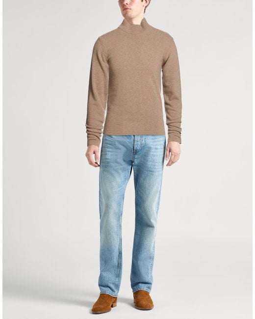 Daniele Fiesoli Brown Turtleneck for men