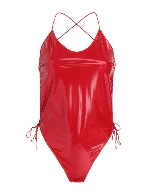 Oseree Red One-piece Swimsuit
