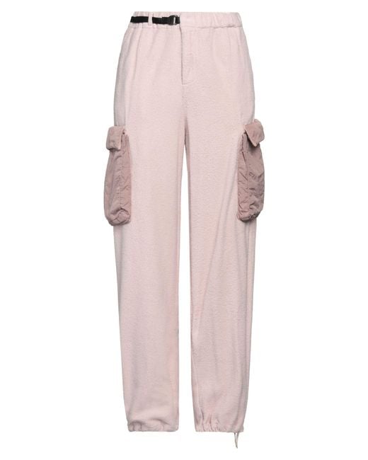 White Sand Pink Blush Pants Cotton
