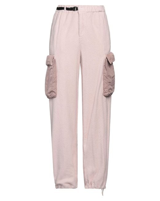 White Sand Pink Blush Pants Cotton
