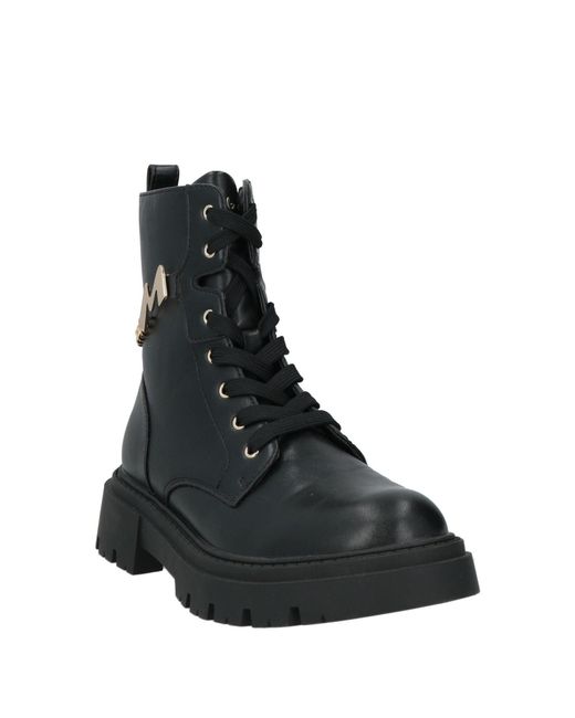 Manila Grace Black Ankle Boots