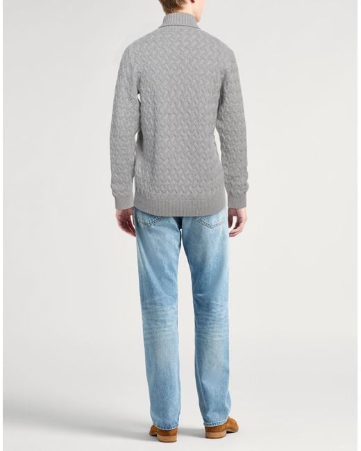 Fedeli Rollkragenpullover in Gray für Herren