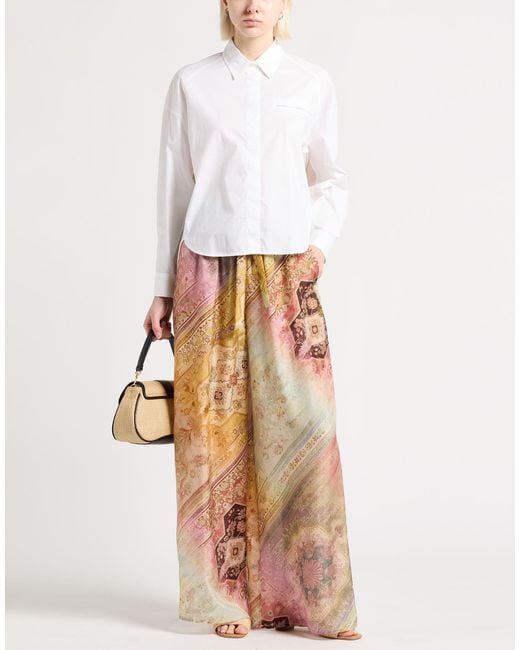 Peserico White Shirt Cotton, Elastane