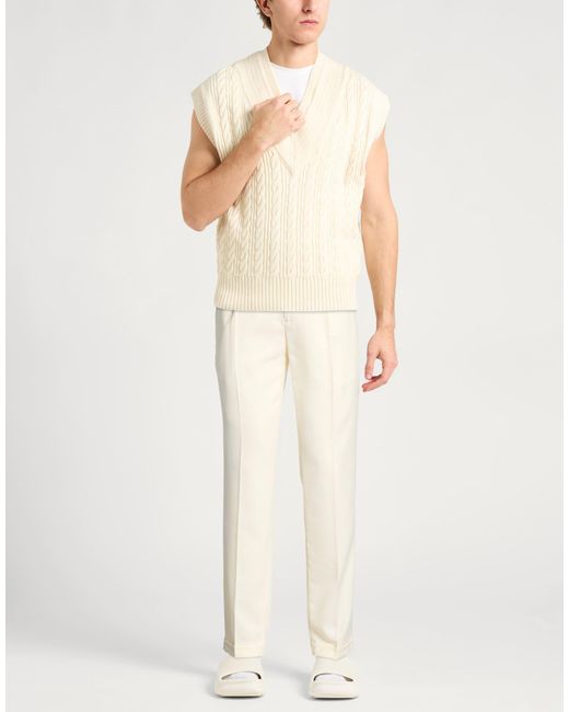 Daniele Alessandrini White Pants for men