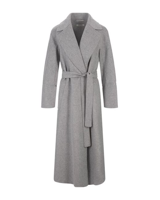 Manteau long Max Mara en coloris Gray