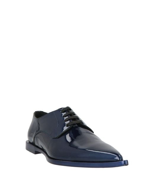 Dolce & Gabbana Blue Lace-Up Shoes for men