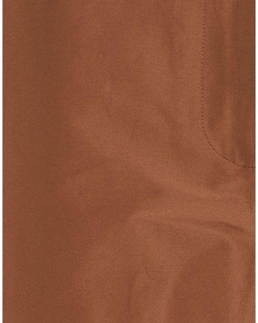 Hache Brown Pants Cotton, Polyester