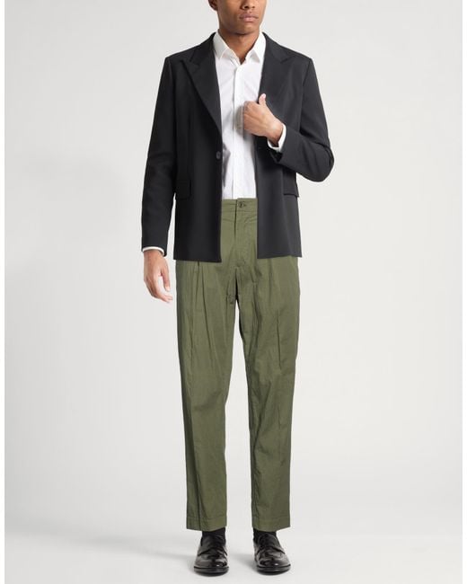 Santaniello Green Evoluto Military Pants Cotton, Elastane for men