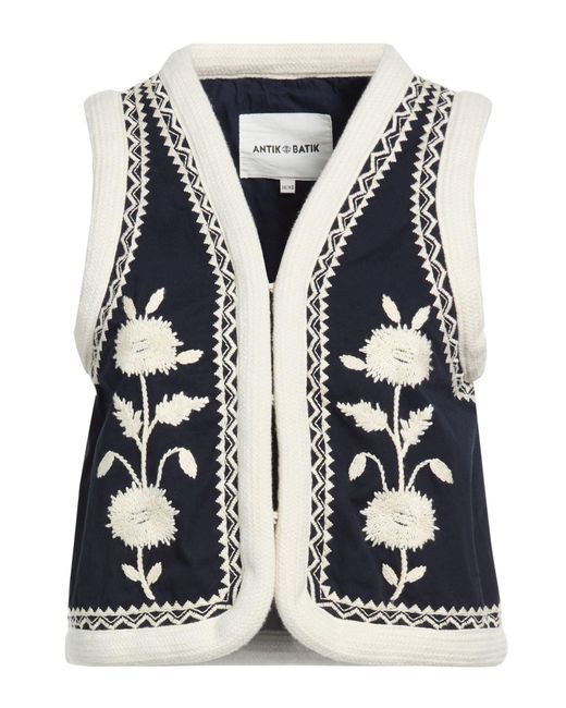 Antik Batik Blue Waistcoat