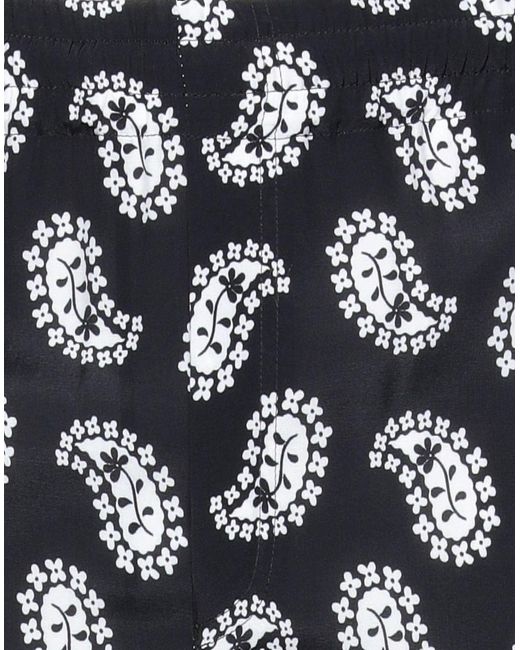 MSGM Black Shorts & Bermuda Shorts for men