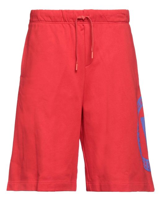 Versace Red Shorts & Bermuda Shorts Cotton for men