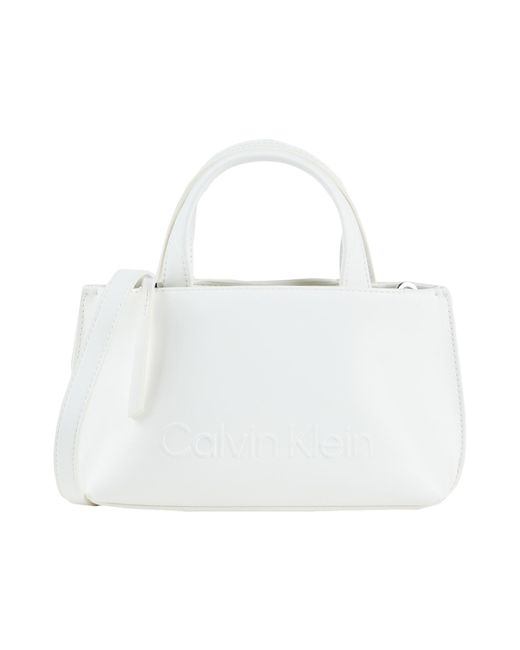 Calvin Klein White Handtaschen