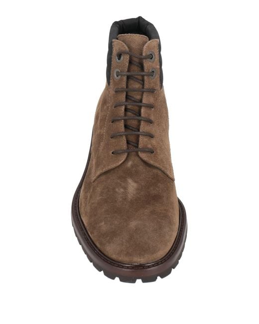 Botines de caña alta Moorer de hombre de color Brown