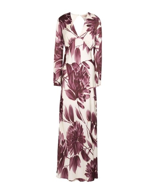 Twinset Red Maxi Dress Viscose