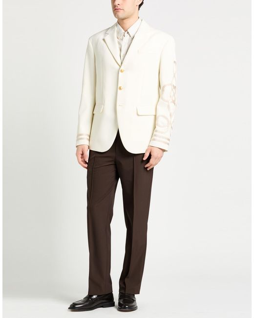 DSquared² Natural Blazer Polyester, Virgin Wool for men
