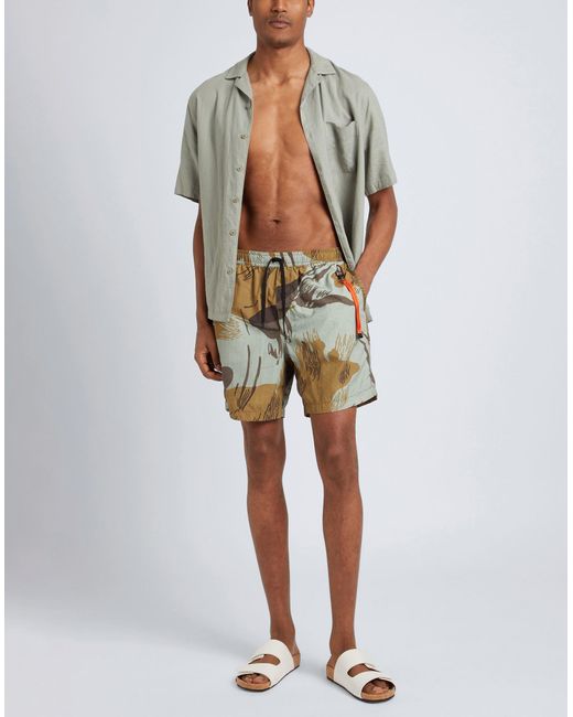 Parajumpers Gray Swim Trunks for men