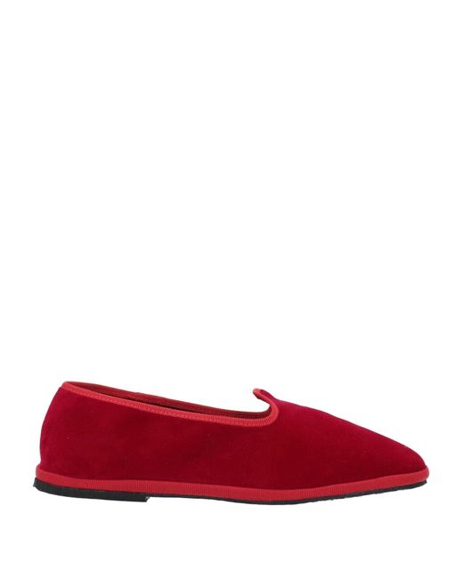 HABILLÈ Red Loafers