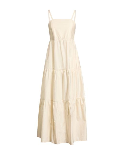 ALESSIA SANTI Natural Maxi-Kleid