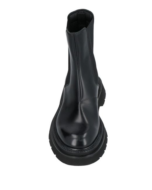 DSquared² Black Ankle Boots Leather for men