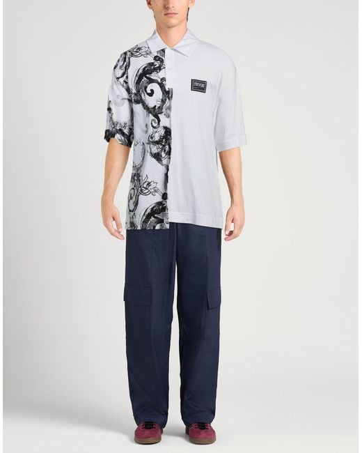 Versace Jeans Couture White Polo Shirt for men