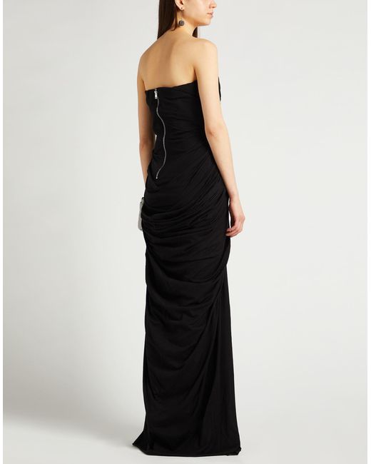 Rick Owens Black Maxi-Kleid