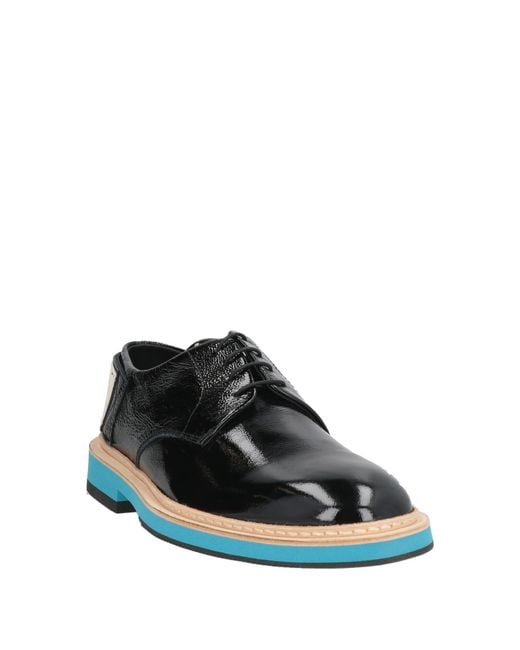 Moschino Black Lace-Up Shoes