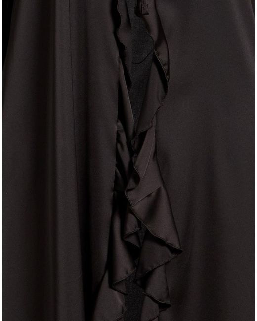 Dixie Black Overcoat & Trench Coat Polyester, Elastane