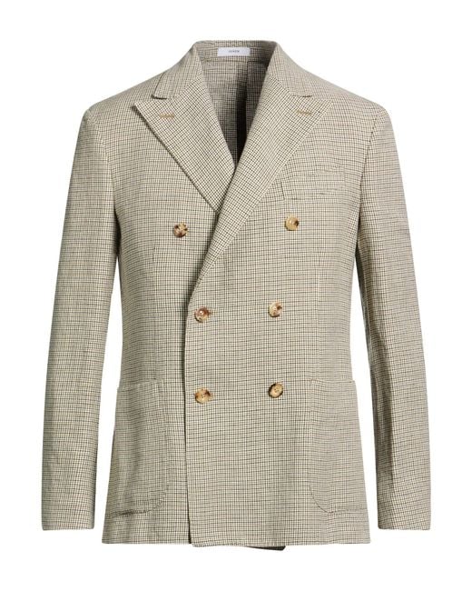 Boglioli Natural Military Blazer Linen, Cotton for men